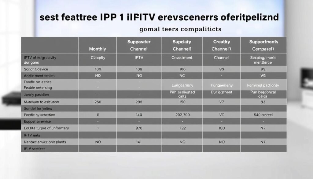 Vergelijking van IPTV-pakketten